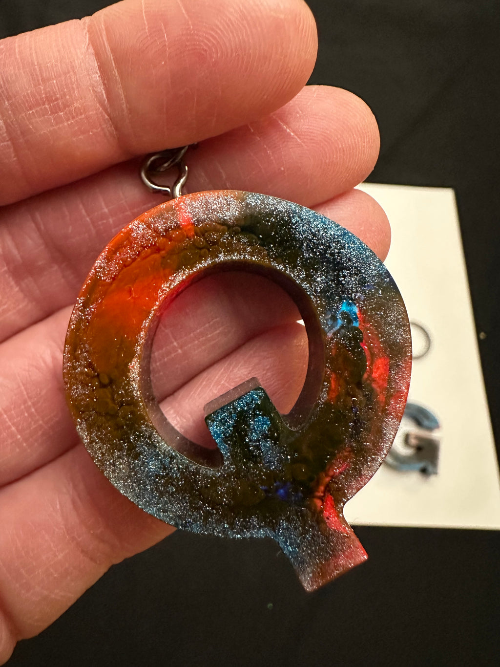 Resin keychain