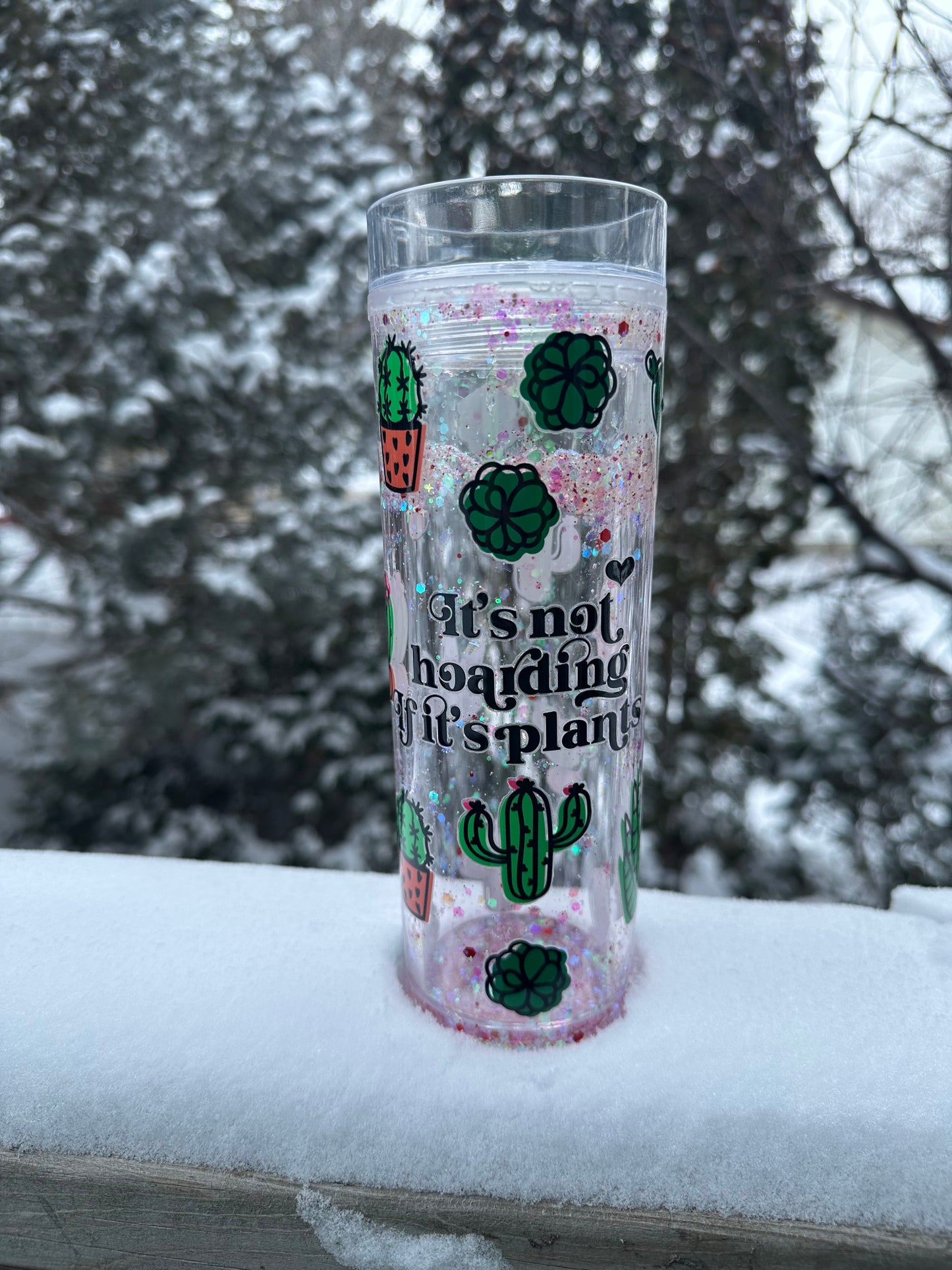 Snow-globe tumblers