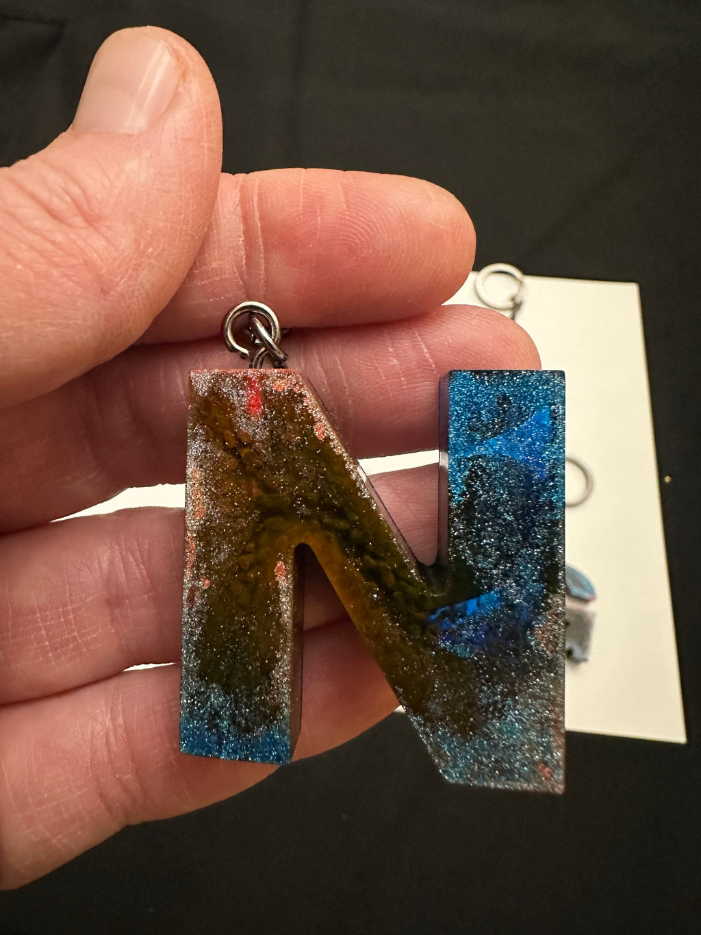 Resin keychain