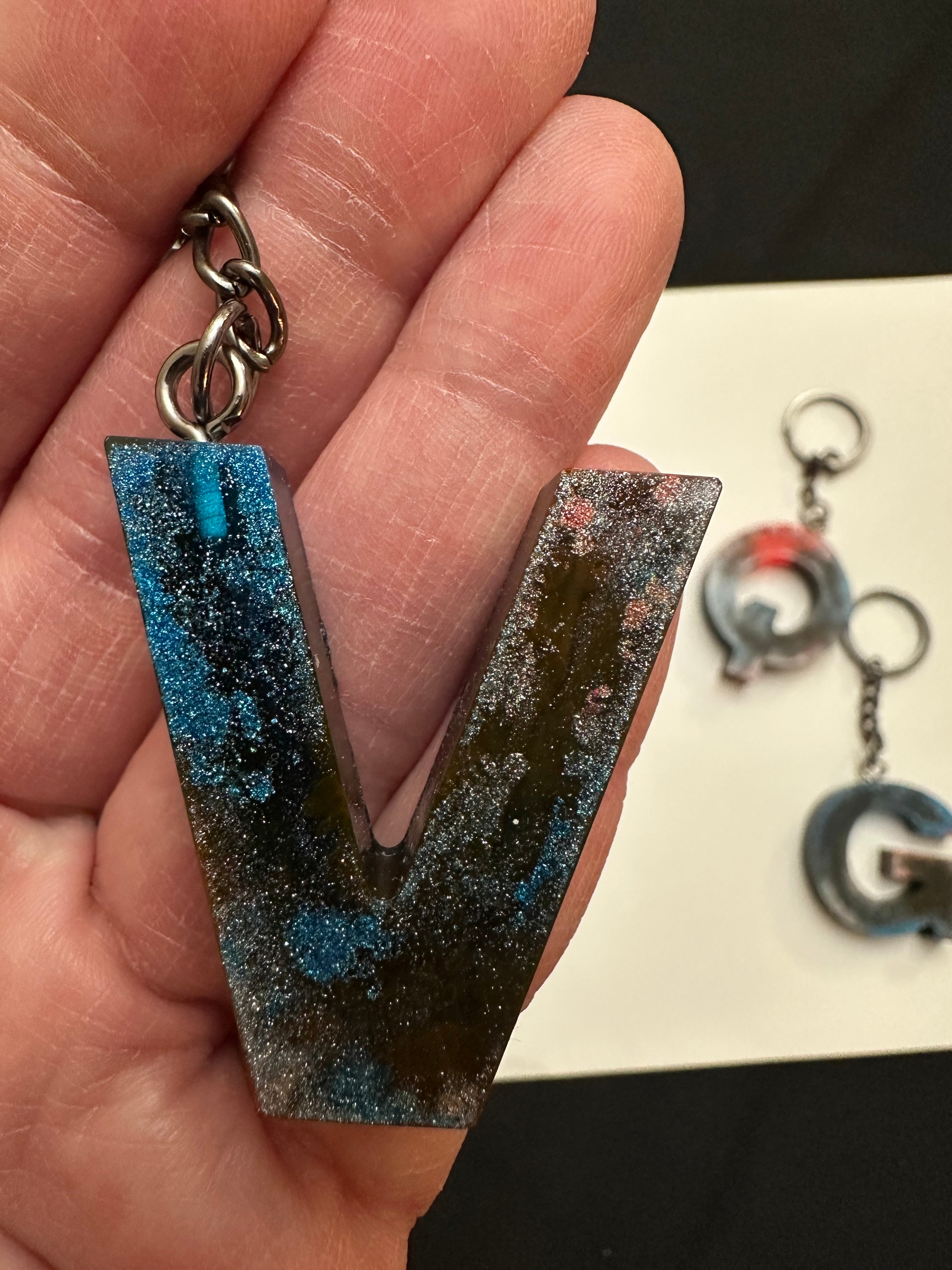 Resin keychain