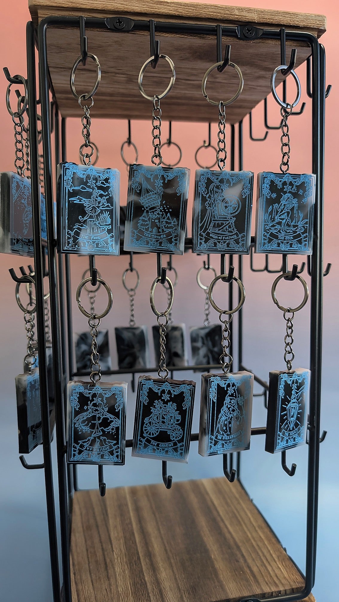 Resin keychains