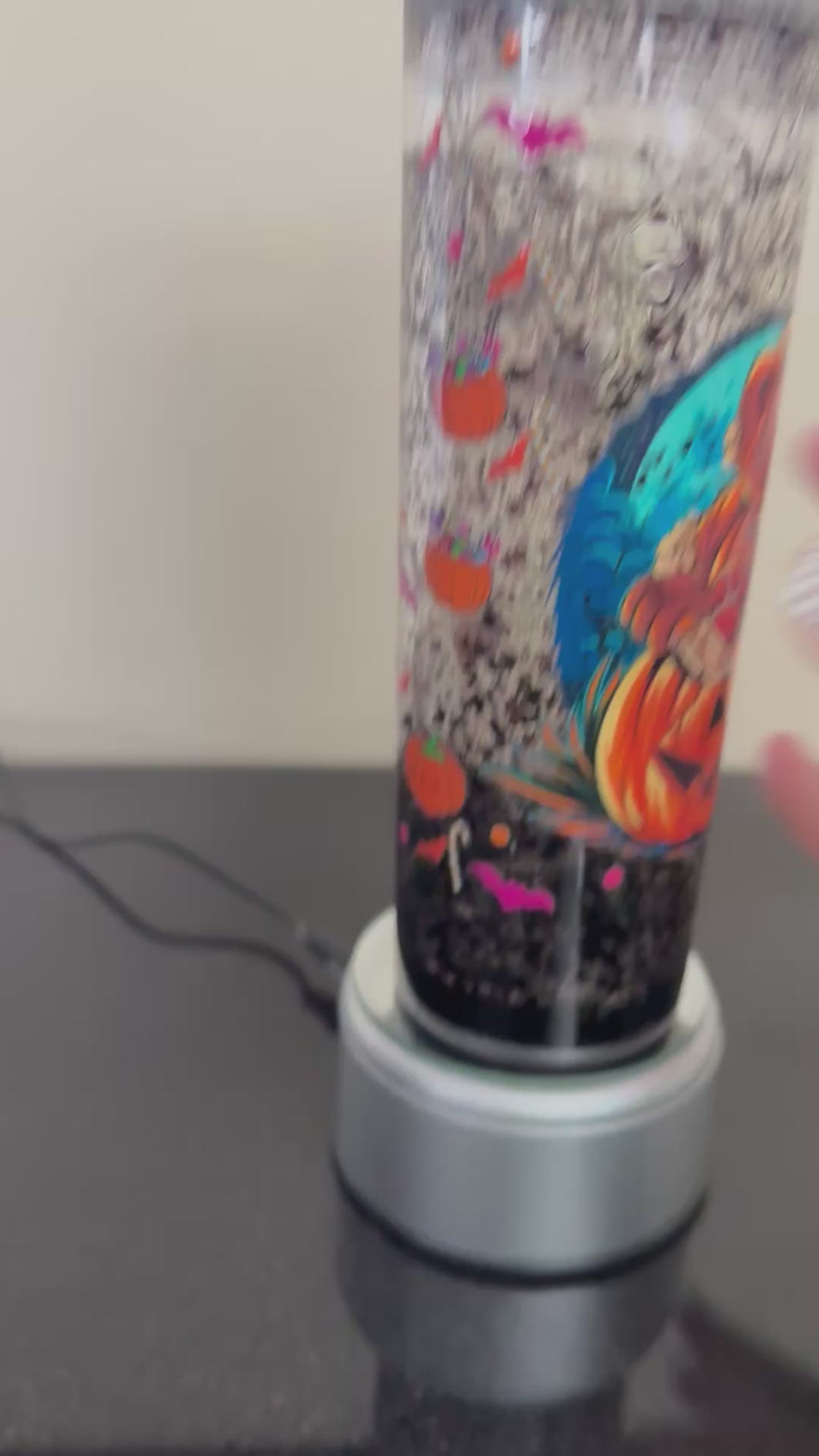Snow-globe tumblers