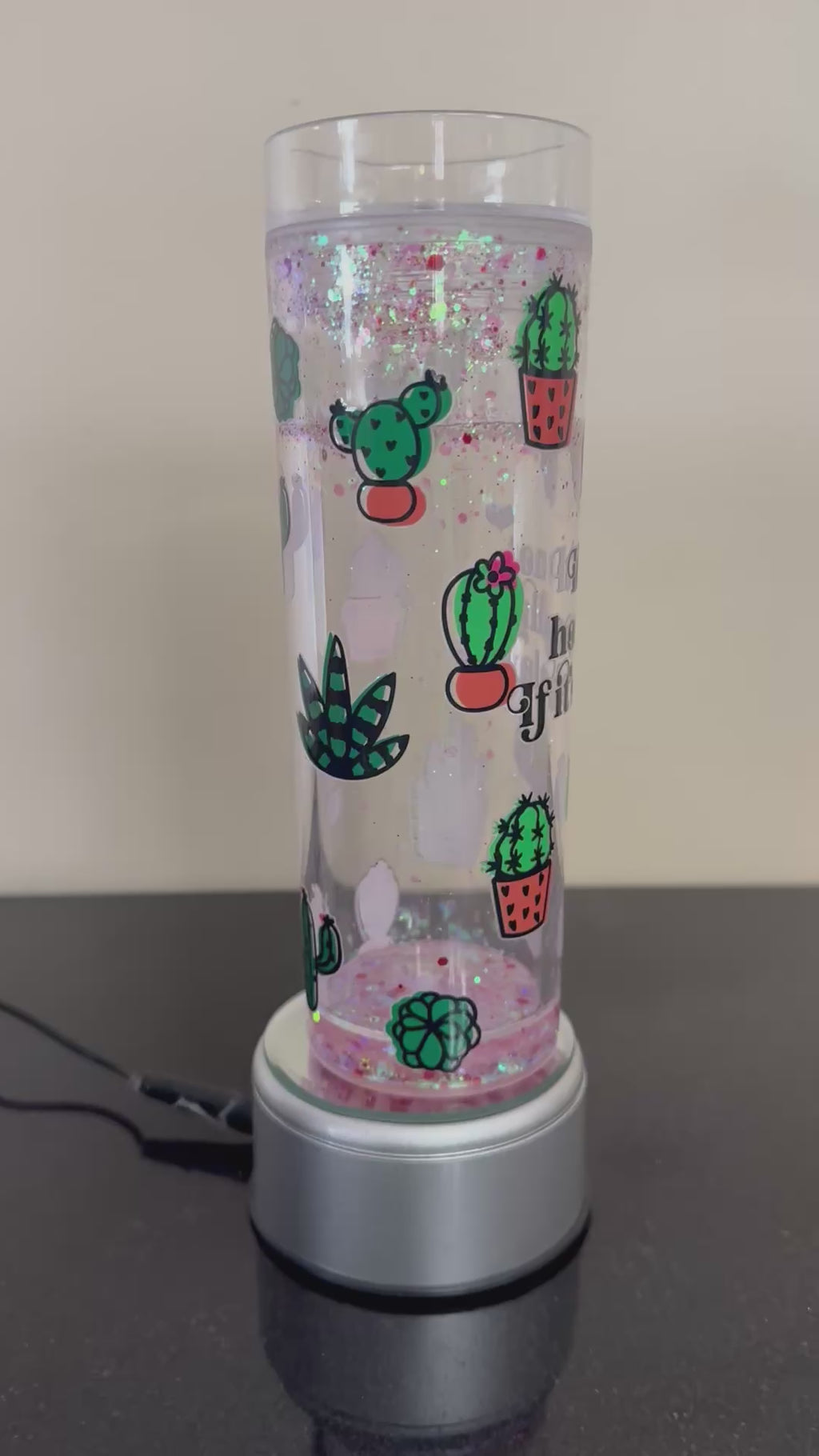 Snow-globe tumblers
